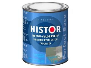 6x Beton- en vloerverf Histor, perfect base, geordend, 750ml