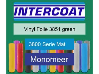 Snijfolie 50m x 61cm Intercoat, 3800 serie mat, 3851 green