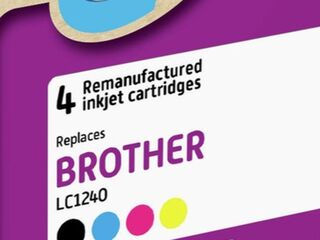 9x Cartridge compatibel met Brother LC-1240 RECYCLECLUB, zwart + kleur