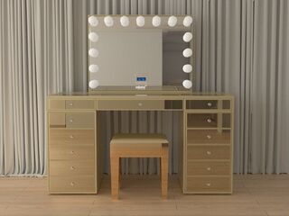 Kaptafel, Vonato, GoldenAura, Hoogglans goud