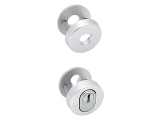 2x Design deurrozet rond anti-kerntrek, Nemef, 3725, skg 3 sterren