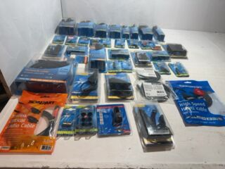 Partij scanpart kabels, 40 stuks