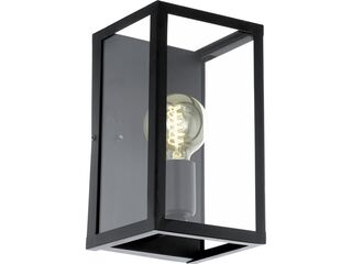 Wandlamp 28 cm EGLO, charterhouse, zwart