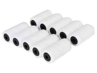 Ca. 50x Lakroller vacht 5,5 cm kern voor gladde lak, wit