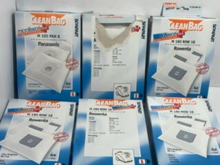 Partij stofzuigerzakken Cleanbag, hoover, rowenta