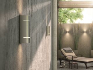 5x Wandlamp 2×4.5W Philips, shadow, antraciet