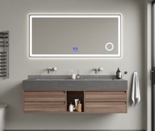 Badkamermeubel Vonato, Nivora 150, Hout decor