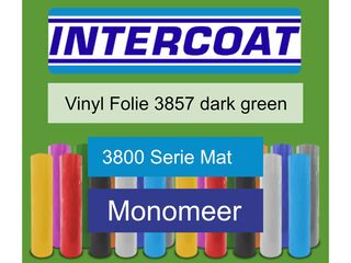 Snijfolie 50m x 61cm Intercoat, 3800 serie mat, 3857 dark green