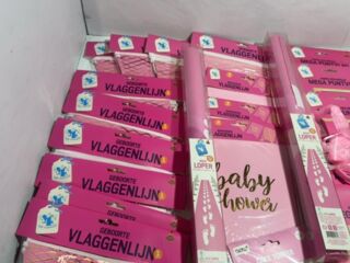 Ca. 38x Baby shower meisje versiering