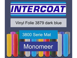 Snijfolie 50m x 61cm Intercoat, 3800 serie mat, 3879 dark blue
