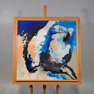 Acryl op doek, Maya Wildevuur, Abstract, 2001