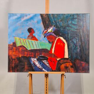 Acryl op doek, Maya Wildevuur, Zuid-Afrika
