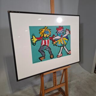 Schilderij, Maya Wildevuur, Figuren, 2003