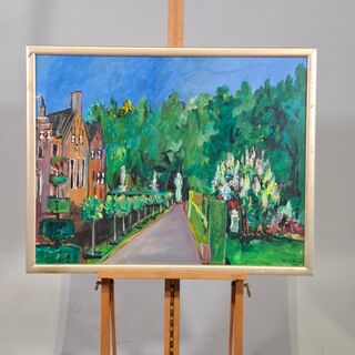 Acryl op doek, Maya Wildevuur, Menkemaborg, 2001