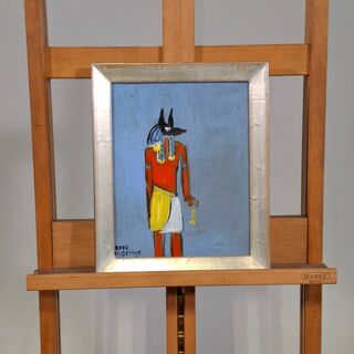 Acryl op karton, Maya Wildevuur, Luxor, 1998
