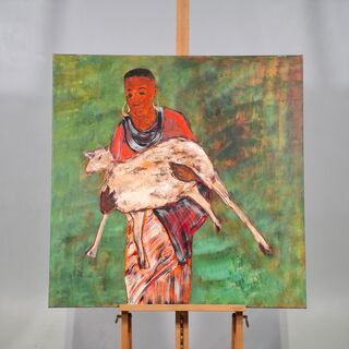 Acryl op doek, Maya Wildevuur
