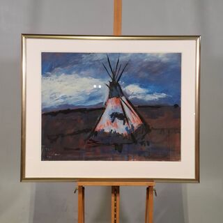 Acryl op papier, Maya Wildevuur, Taos