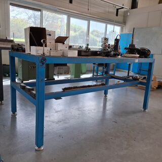 Werkbank met kruk