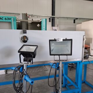 2x Led bouwlamp op statief