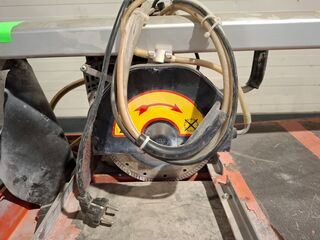 Tegeltafelzaag verstelbaar groot L=950mm/H40mm ~ Battipav, VIP 290, bo