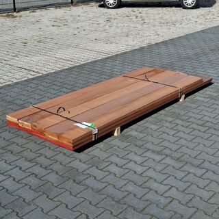 Ca. 25x Vlonder/gevel plank, Tropisch hardhout | 21×185 mm
