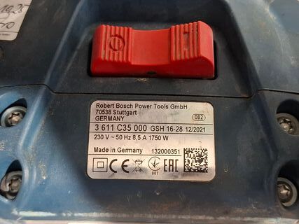 Breekhamer 18kg HEX-28 230V ~ Bosch, GSH 16-28 E, bouwjaar 2021