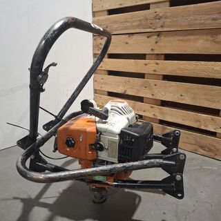 Tweepersoons Grondboor, Stihl, BT360, Oranje