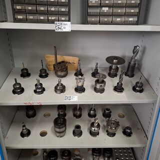 Ca. 33x Diverse gereedschapshouders t.b.v. freesmachine, kavel 3