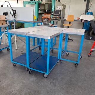 6x Magazijnwagen
