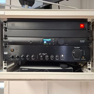 Dab radio met versterker en 8x speaker DAP, IR-150BT en PA7120