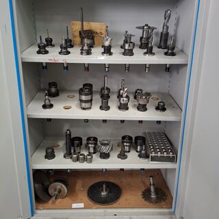 Ca. 33x Diverse gereedschapshouders t.b.v. freesmachine, kavel 3