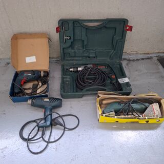 4x Diverse elektrische gereedschap o.a. Metabo, Bosch
