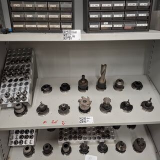 Ca. 24x Diverse gereedschapshouders t.b.v. cnc bewerkingscentrum, kave