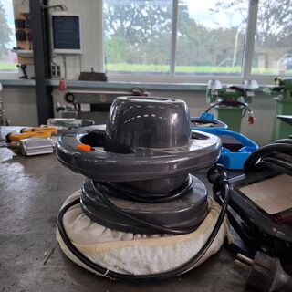 Poetsmachine met ledbouwlamp