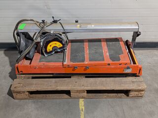 Tegeltafelzaag verstelbaar groot L=950mm/H40mm ~, Battipav, VIP 290, 2