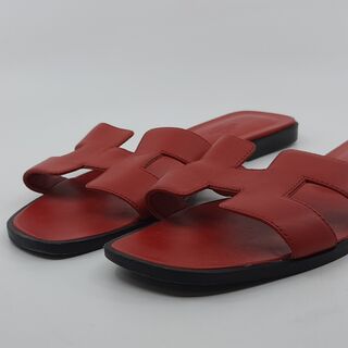 Paar slippers, maat 39 1/2, Hermès