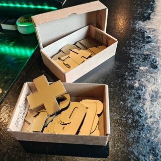 Magnetisch bord met cijfers en letters