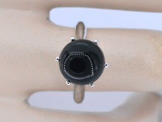 Hoge gehalte zilveren sterling ring met natuurlijke Onix – juwelierskw