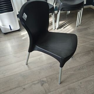 6x Stoelen, zwart