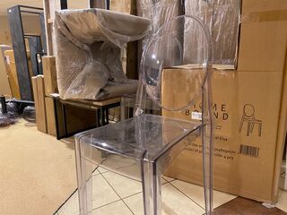 Set van 6 eetkamerstoelen Homebound, Elsa, antraciet