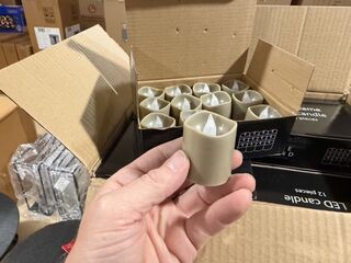 20 sets van 12 stuks led waxine lichtjes inclusief batterij Homebound,