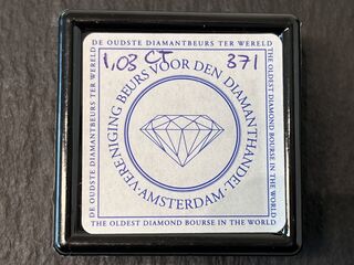 Diamant – 1.03 carat natuurlijke briljant geslepen diamant