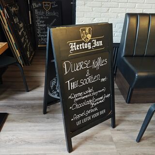 2x Staande Hertog Jan krijtborden