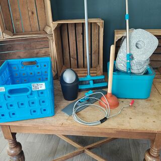 Diverse schoonmaakmaterialen