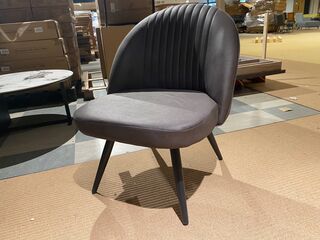 Fauteuil Label51, Enzo, antraciet
