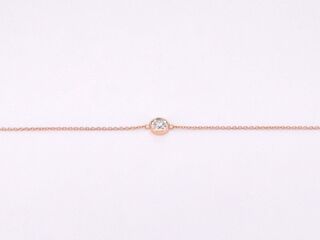 Rosegouden armband met diamant 0.10 carat