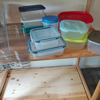 Diverse voorraad bakjes