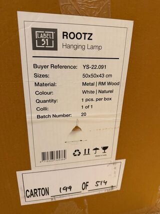 Hanglamp Label51, Rootz, metal