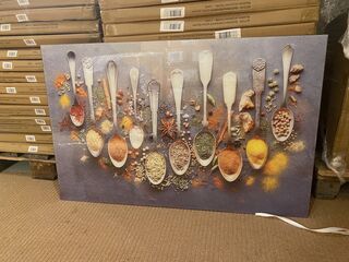 Schilderij gehard glas Spices