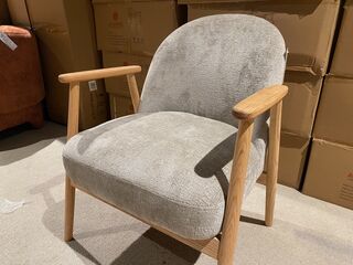 Fauteuil met armleuning AJ Living, taupe/beige